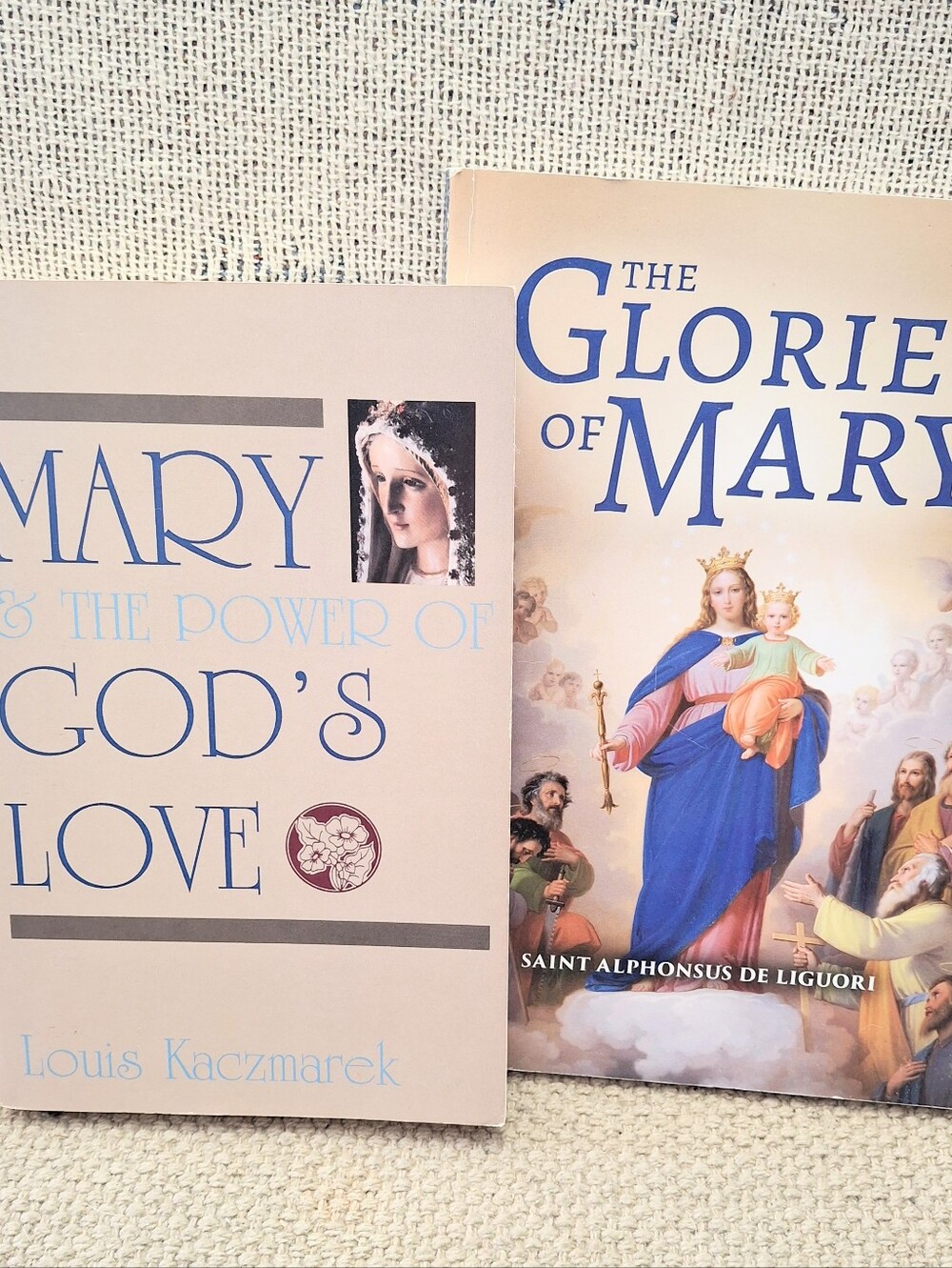 Catholic Mary Devotional Book Lot Glories of Mary Louis Kaczmarek St Liguori